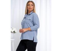 Рубашка женская Fusion, модель 774 jeans лето