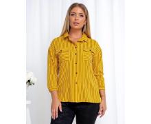 Рубашка женская Fusion, модель 774 yellow лето