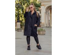 пальто женский Lavida, модель 8266 black батал демисезон