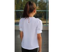 блузка детская Anetta, модель 100 белый демисезон