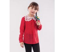 блузка детская Anetta, модель 16 красный демисезон