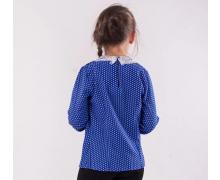 блузка детская Anetta, модель 16 синий демисезон