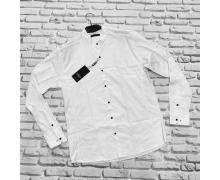 Рубашка мужская Yulichka, модель 4535 white батал демисезон