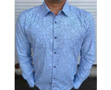 Рубашка мужская Nik, модель S2234 blue батал демисезон