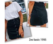 юбка женская Jeans Style, модель 1995 black демисезон