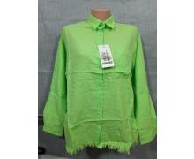 рубашка женская Just Make, модель F58 green демисезон