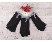 перчатки женские КОРОЛЕВА, модель D08 black сенсор  зима