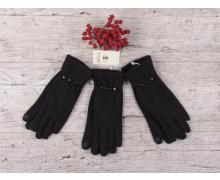 перчатки женские КОРОЛЕВА, модель D09 black зима
