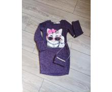платье детская Ladies Fashion, модель 3021 purple демисезон