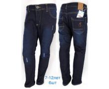 джинсы детские Надийка, модель J010 blue (7-12) зима