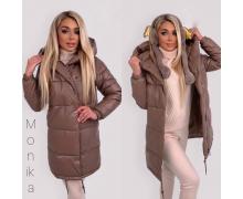 куртка женская Monika, модель 9108 (42-48) brown зима
