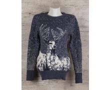 свитер женский Flora, модель B4371 blue зима