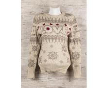 свитер женский Flora, модель B4764 beige зима