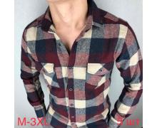 Рубашка мужская Надийка, модель R01-30 red зима