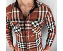 Рубашка мужская Надийка, модель R01-37 khaki зима