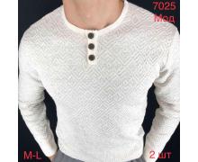 свитер мужской Надийка, модель 7025 white зима