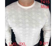 свитер мужской Надийка, модель 7415 grey-white зима