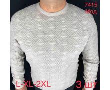 свитер мужской Надийка, модель 7415 l.grey зима
