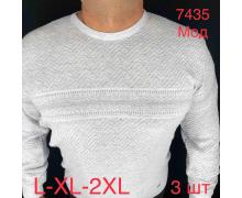 свитер мужской Надийка, модель 7435 grey зима