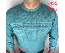 свитер мужской Надийка, модель 7435 l.blue зима