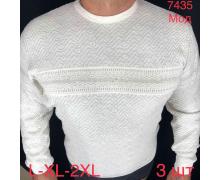 свитер мужской Надийка, модель 7435 white зима