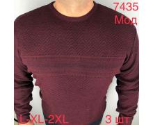 свитер мужской Надийка, модель 7435 wine зима
