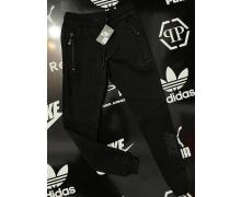 штаны спорт мужские Alex Clothes, модель A2390 black зима