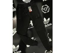 штаны спорт мужские Alex Clothes, модель A2391 black зима