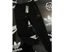 штаны спорт мужские Alex Clothes, модель A2403 black зима