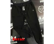 штаны спорт мужские Alex Clothes, модель A2411 black батал зима