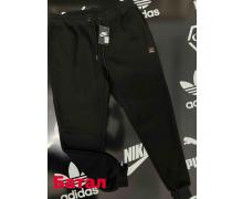 штаны спорт мужские Alex Clothes, модель A2417 black батал зима