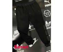 штаны спорт мужские Alex Clothes, модель A2418 black батал зима