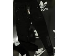штаны спорт мужские Alex Clothes, модель A2419 black зима