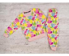 пижама детская OL, модель 0223 pink демисезон