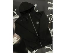 Кофта Спорт мужская Alex Clothes, модель A2525 black зима
