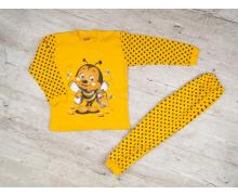 пижама детская OL, модель 301020 yellow демисезон