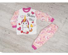 пижама детская OL, модель 301023 pink демисезон