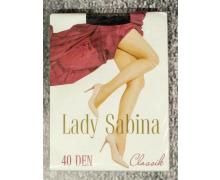 капронки женские Selena Alina, модель Lady Sabina 40 den черный (2-6) демисезон