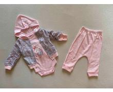 комплект детский Baby Boom, модель 1557 pink демисезон