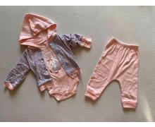 комплект детский Baby Boom, модель 1557 pink демисезон