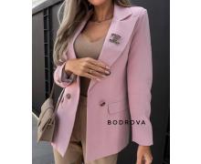 пиджак женский Bodrova, модель 713 розовый демисезон