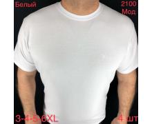футболка мужская Надийка, модель 2100 white лето