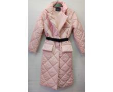 пальто женский Trend, модель 150 pink демисезон