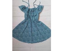 Платье детская Wikki, модель Q001-18 blue лето