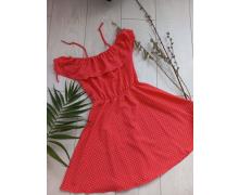 Платье детская Wikki, модель Q01-1 red лето