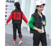 Куртка детская iBamBino, модель D5 черн-красн демисезон