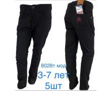 брюки детские Надийка, модель 8028т-2 черный (3-7) демисезон