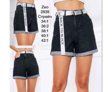 шорты женские Jeans Style, модель 2839 black-old-1 лето