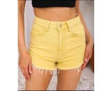 шорты женские Jeans Style, модель 4419 yellow-old-1 лето