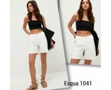 шорты женские Jeans Style, модель 1041 white-old-2 лето